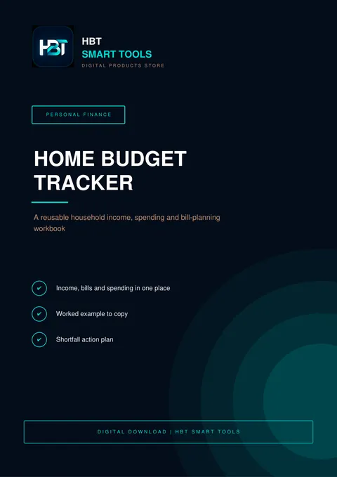 Cover of Home Budget Tracker