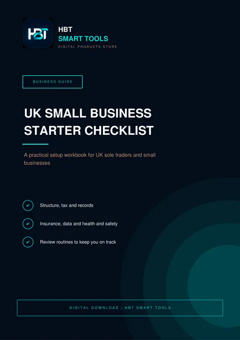 Cover of Small Business Starter Checklist